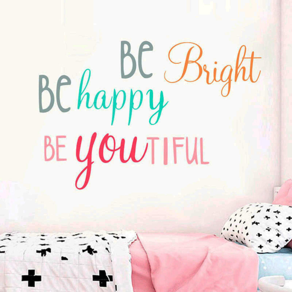 SUPANT inspirational quotes wall decal for kids' rooms, easy to apply and personalize.