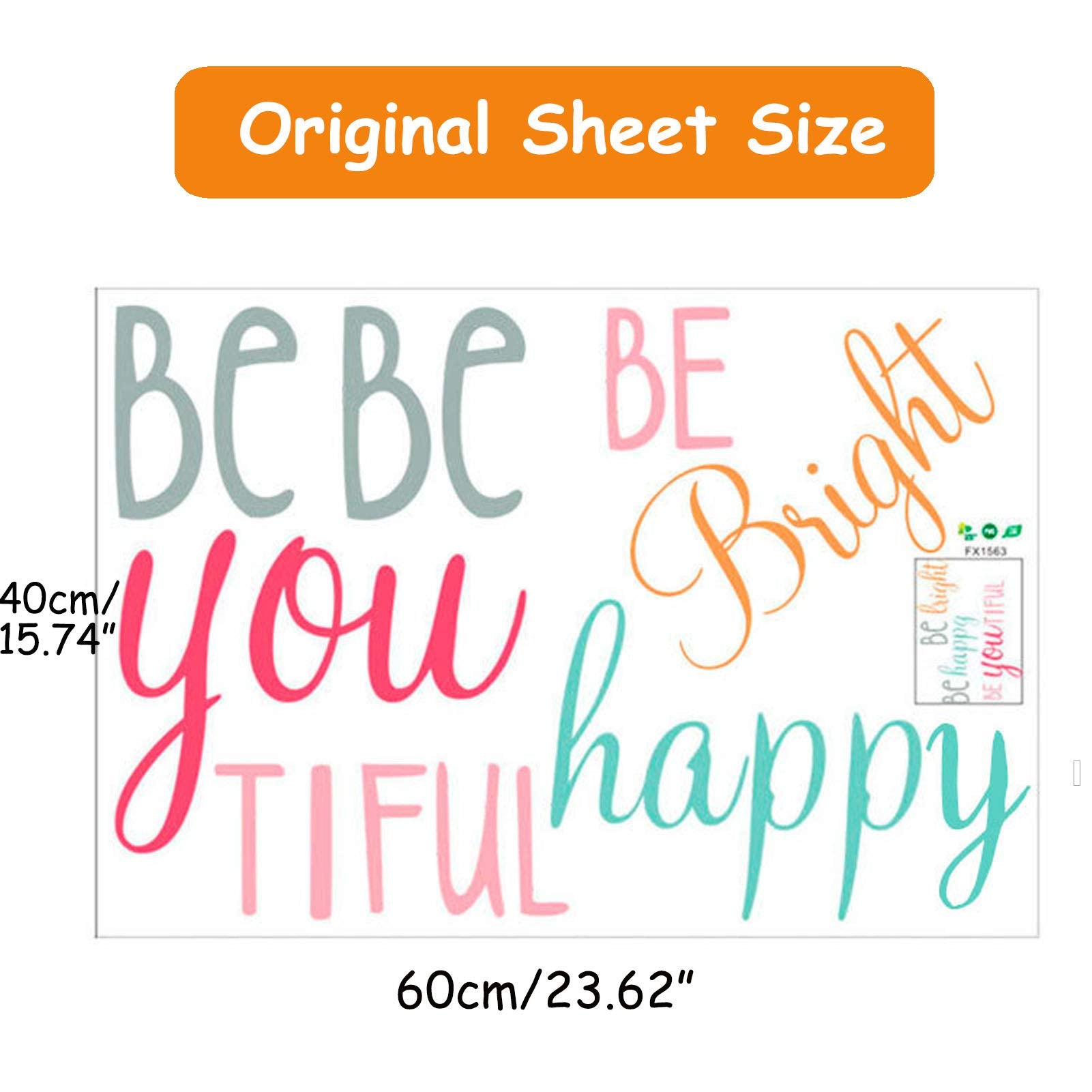 SUPANT wall decals suit flat or slightly textured walls.