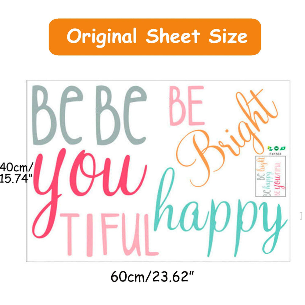 SUPANT wall decals suit flat or slightly textured walls.