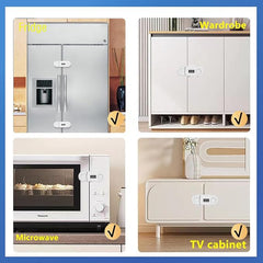 Supeacce dial-password function in use highlights adjustable protection for various cabinet doors.