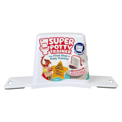 Super Potty Trainer with adjustable back support provides stable potty training