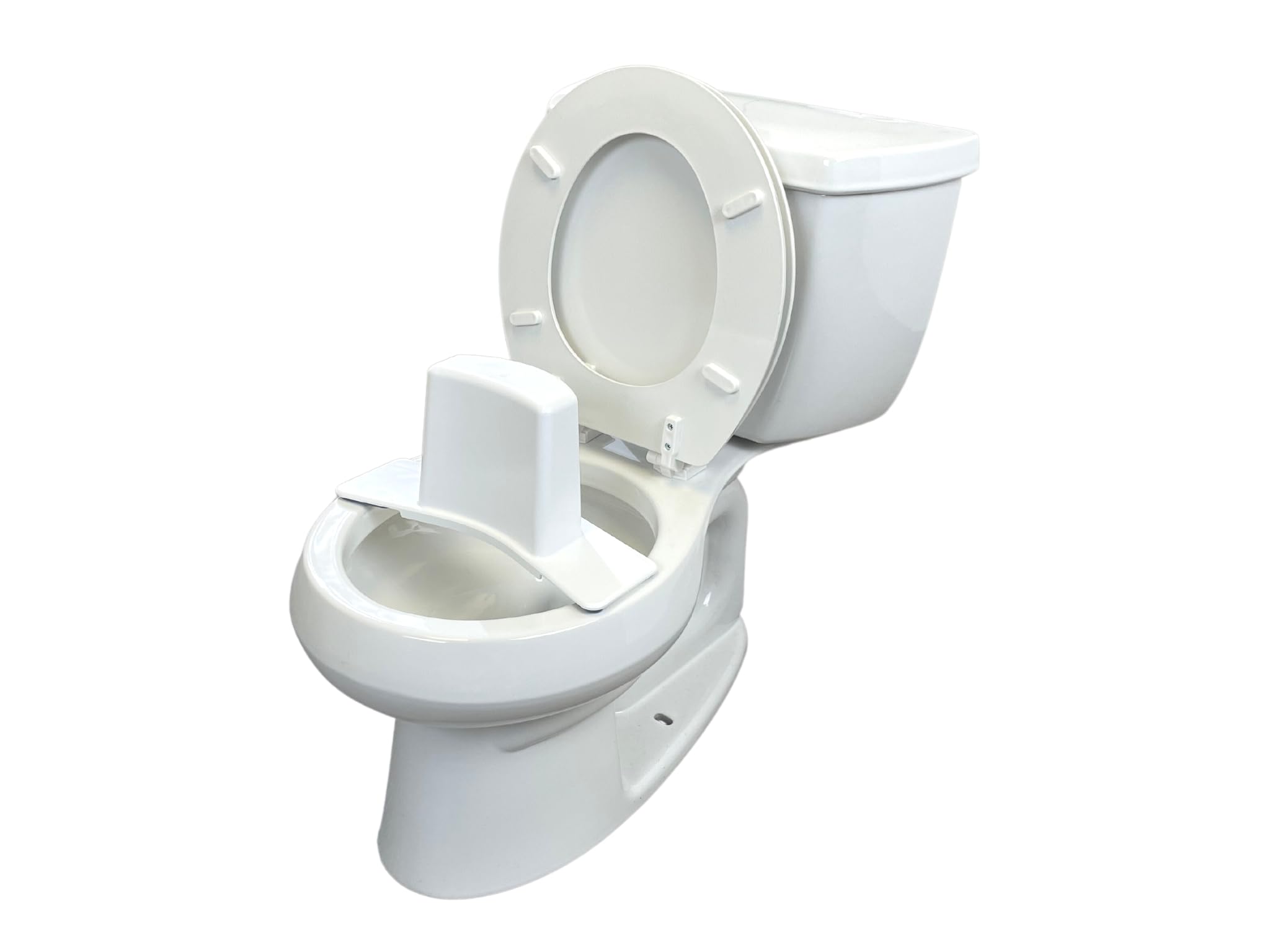 Super Potty Trainer child sits securely on the trainer