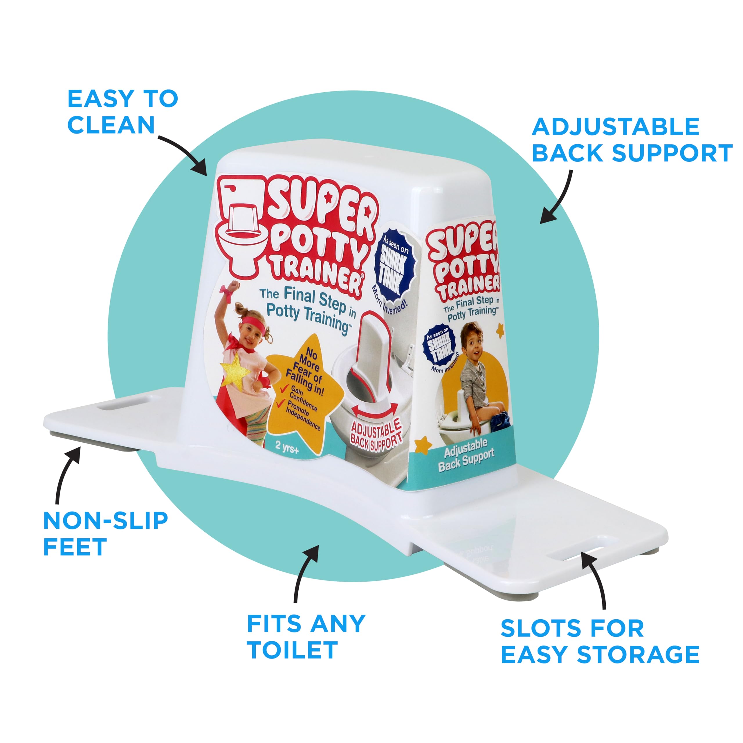 Super Potty Trainer requires no assembly, ready to use
