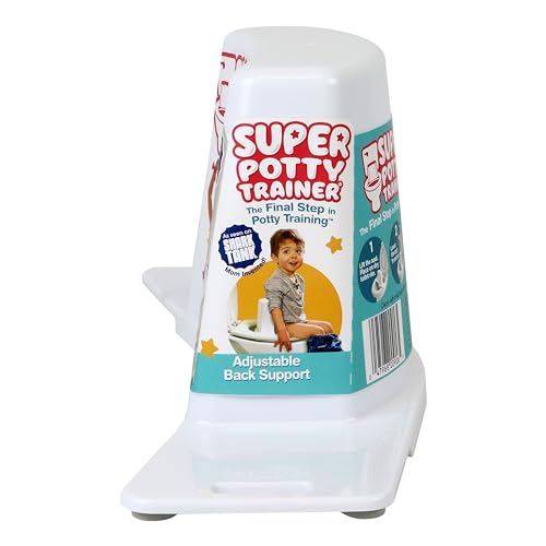 Super Potty Trainer securely locks onto seat for confident sitting