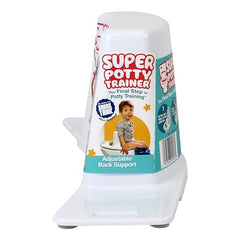 Super Potty Trainer securely locks onto seat for confident sitting