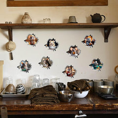 SUPERDANT 3D wall sticker offers DIY fun and easy repositioning for flexible décor