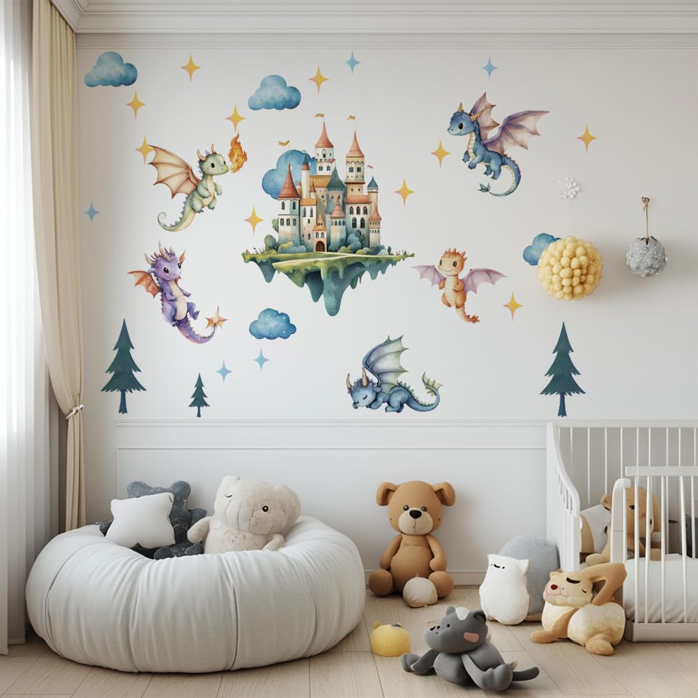 SUPERDANT kids room mural sticks to walls tiles glass and furniture with ease