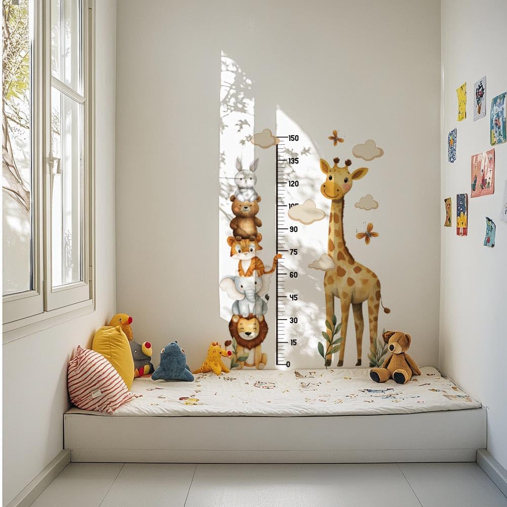 SUPERDANT educational animal wall decal for playrooms and nurseries.