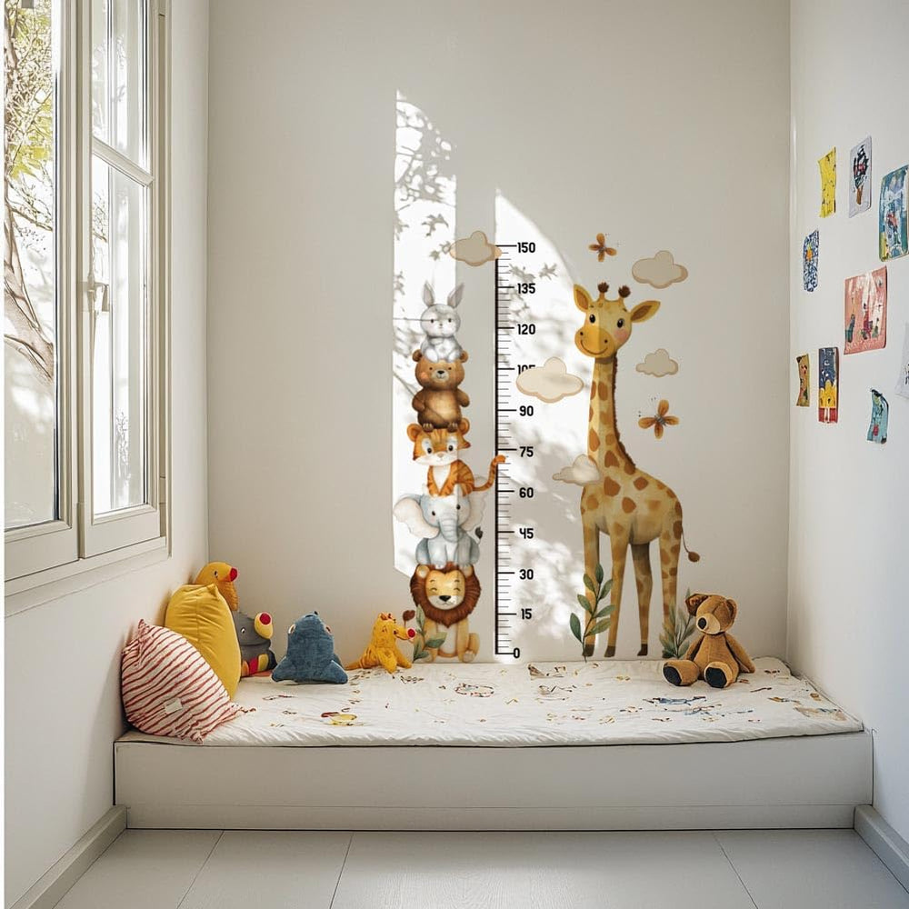 SUPERDANT educational animal wall decal for playrooms and nurseries.