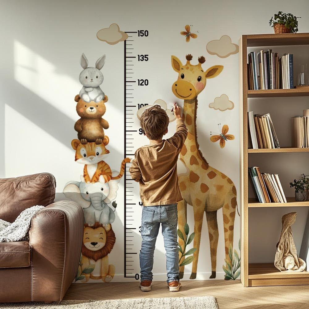 SUPERDANT height chart decal supports growth tracking during daily play.