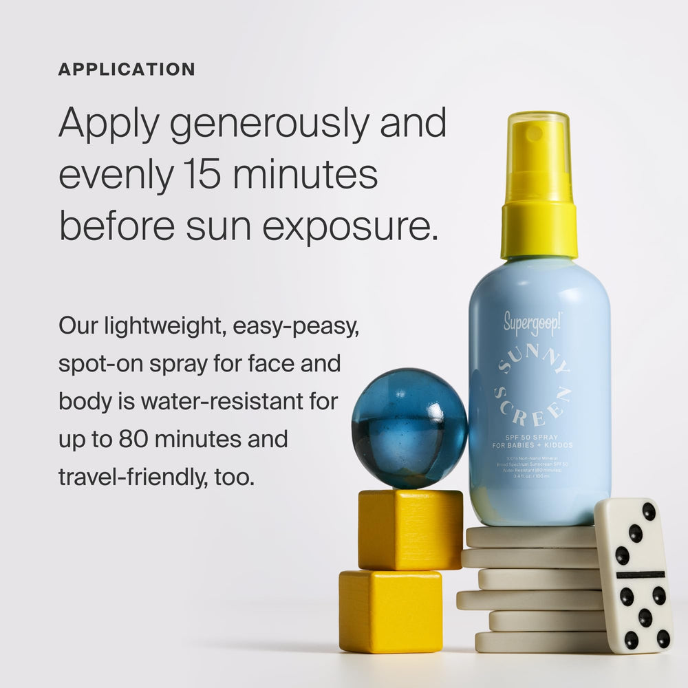 Supergoop Sunnyscreen ingredients-shea-oil highlights nourishing minerals and moisture.