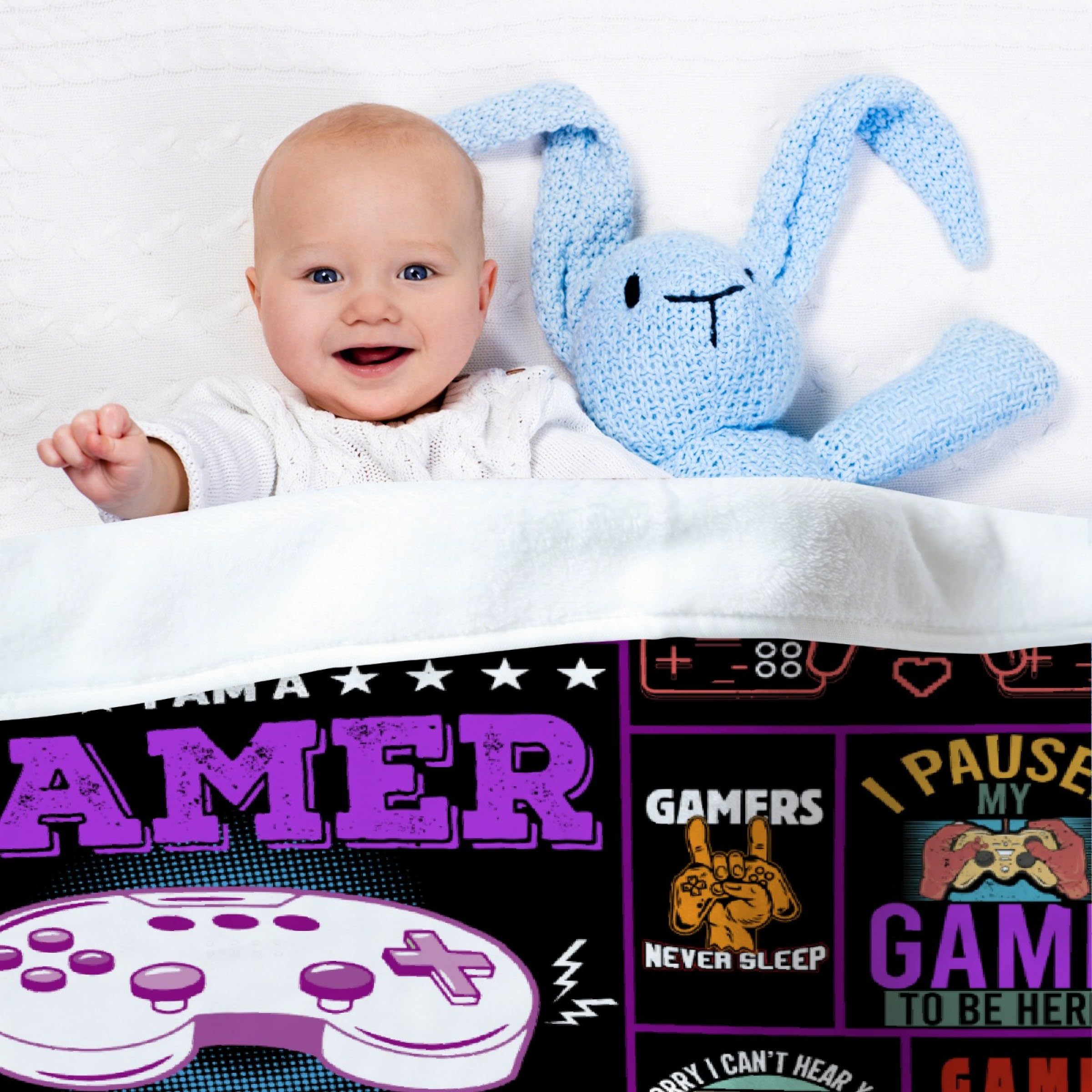 SUPERICH Gamer Gifts swaddle multicolor design enhances living room decor