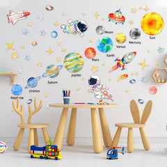 Suplanet sun and moon wall sticker brightens space corners for bedtime stories