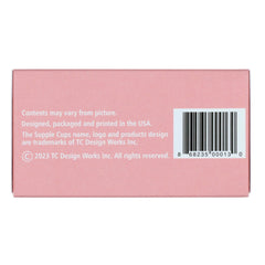 Supple Cups silicone material emphasizes gentle contact against skin.