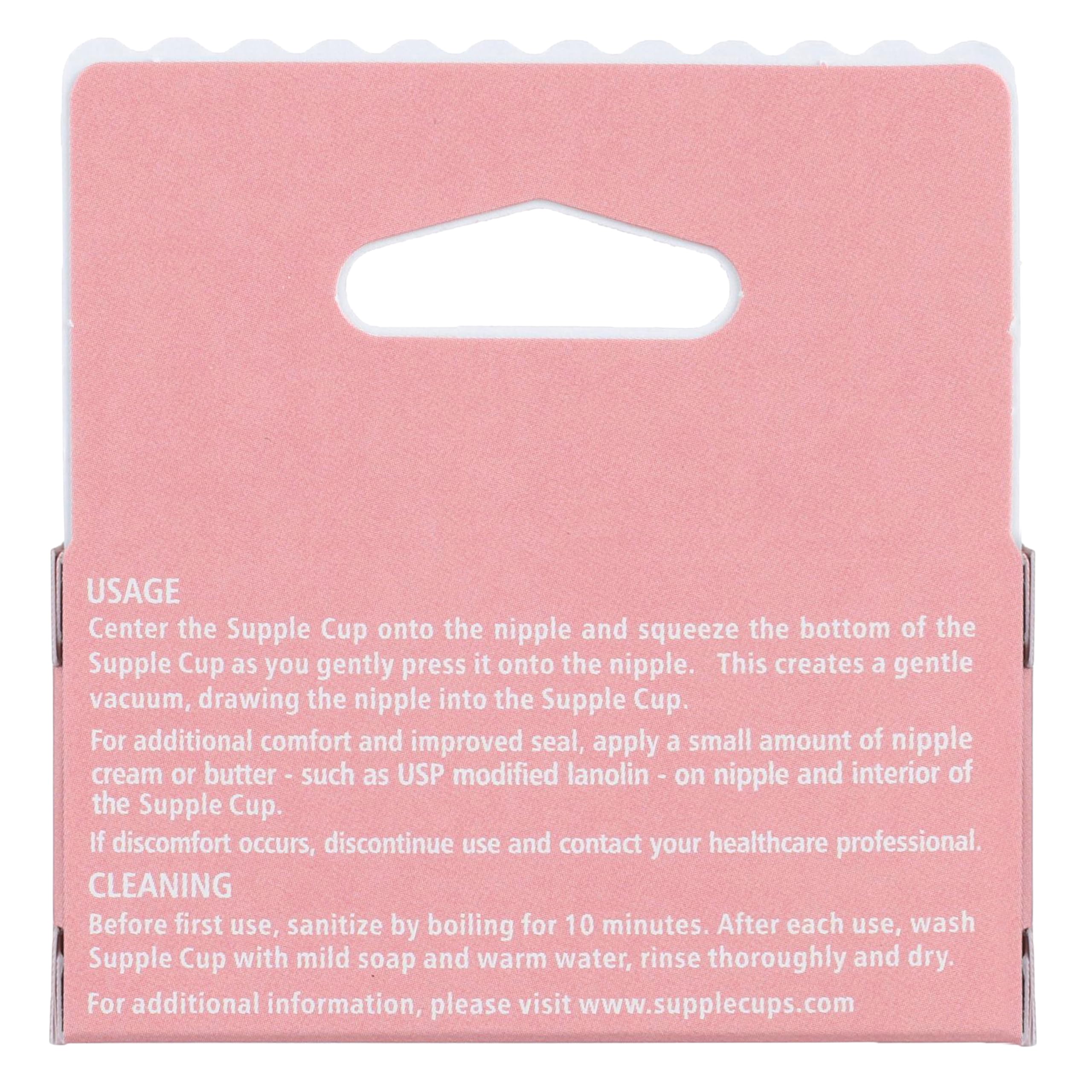 Supple Cups size 4 fit shown for comfortable, effective latching.