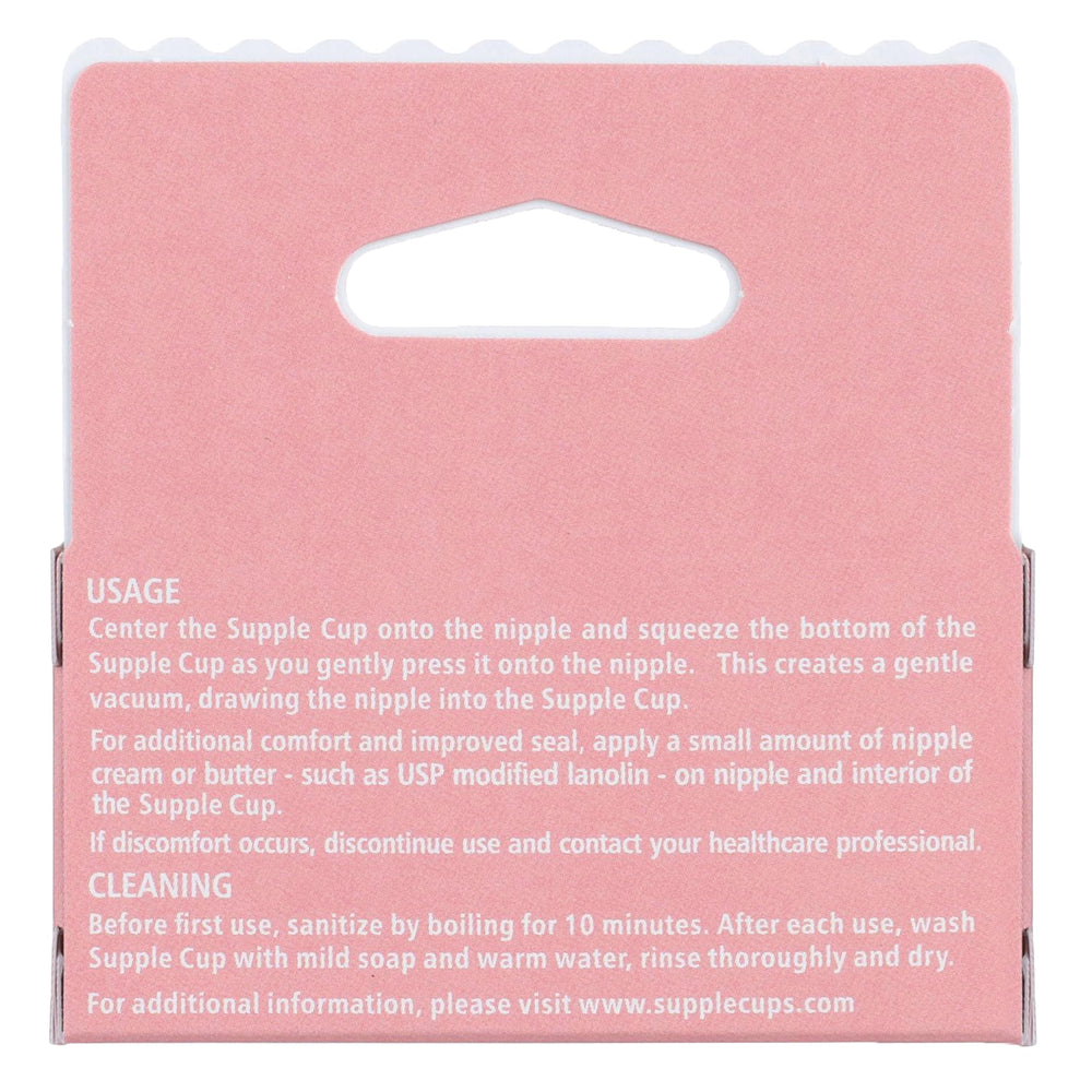 Supple Cups size 4 fit shown for comfortable, effective latching.