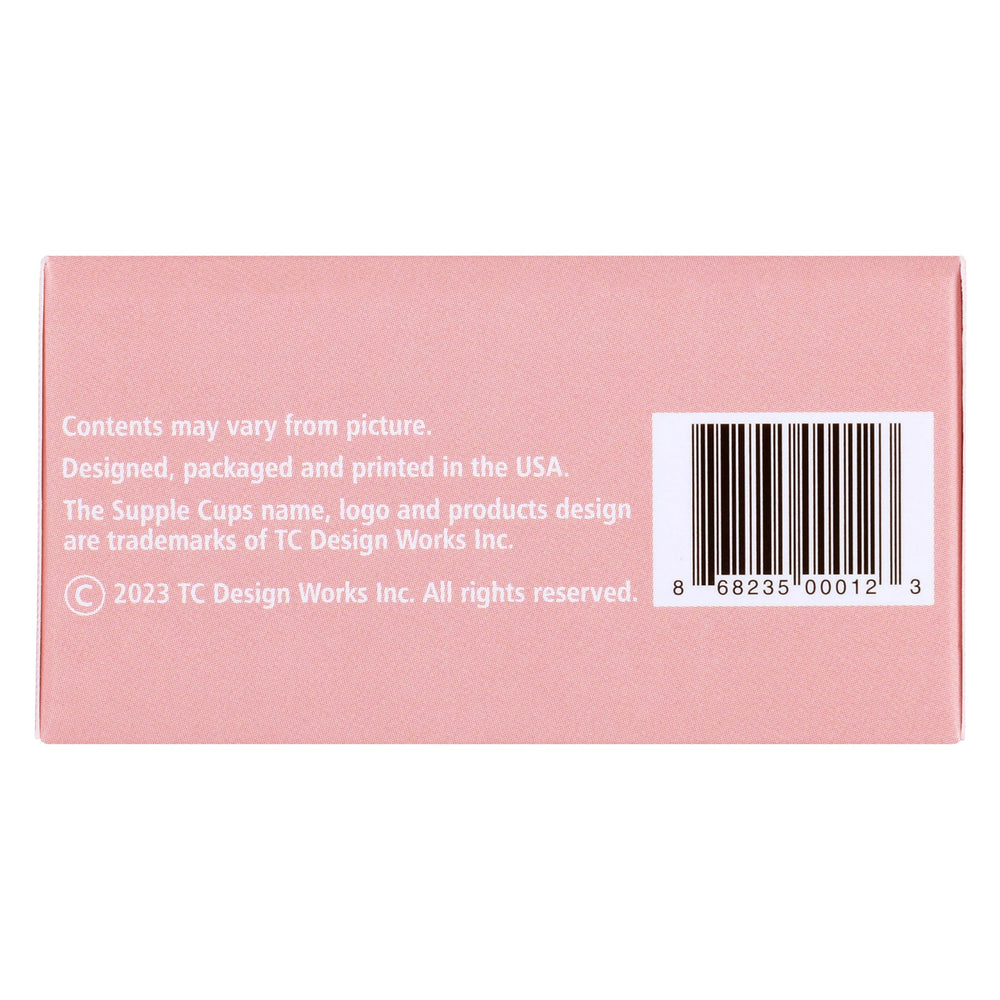 Supple Cups silicone-material highlights soft silicone for gentle suction and comfort