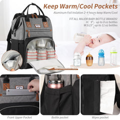 SUPROMOMI diaper bag tote-convertible mode for versatile carrying