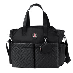SUPROMOMI diaper tote front pocket organization keeps essentials within easy reach