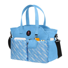 SUPROMOMI Diaper Tote front pocket for quick wipes and snacks