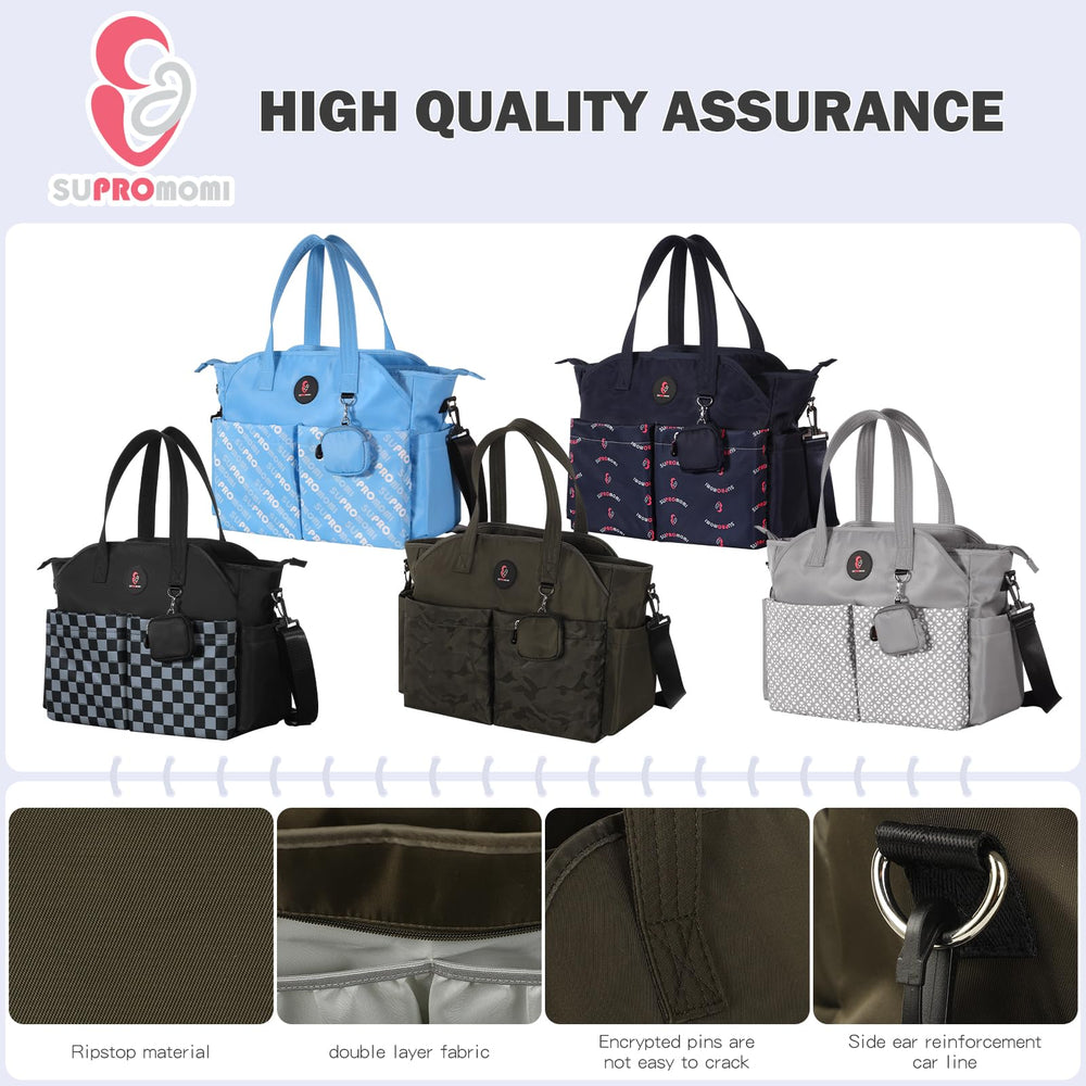 SUPROMOMI Diaper Tote gift-ready design suits baby showers and registry.