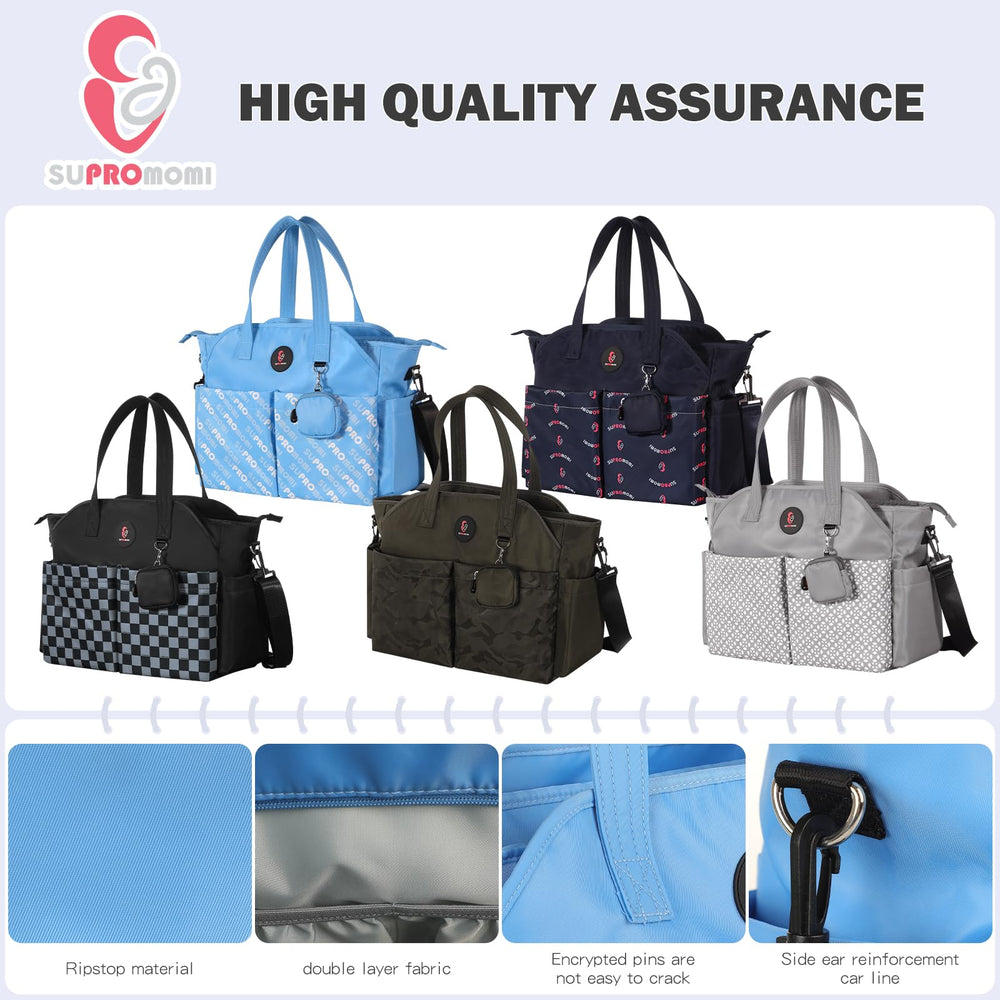 SUPROMOMI Diaper Tote ideal for twins or multiple kids
