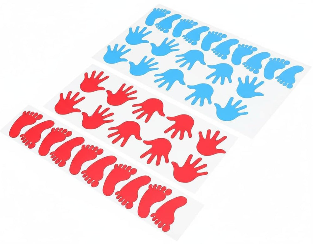 SUPVOX 40-piece floor sticker set creates engaging pathways for kids.