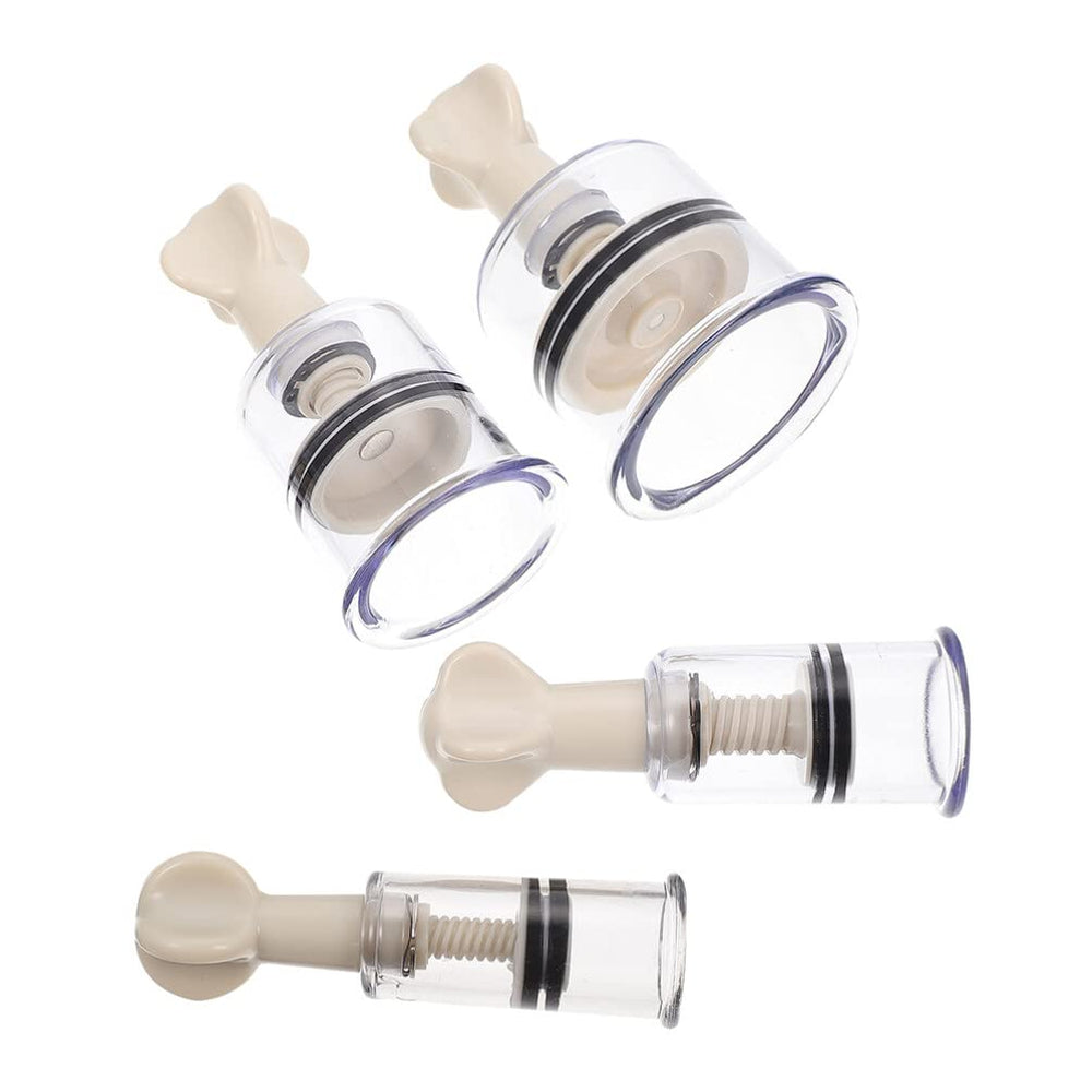 SUPVOX nipple sucker set packaging shows four size cups for quick breastfeeding prep.