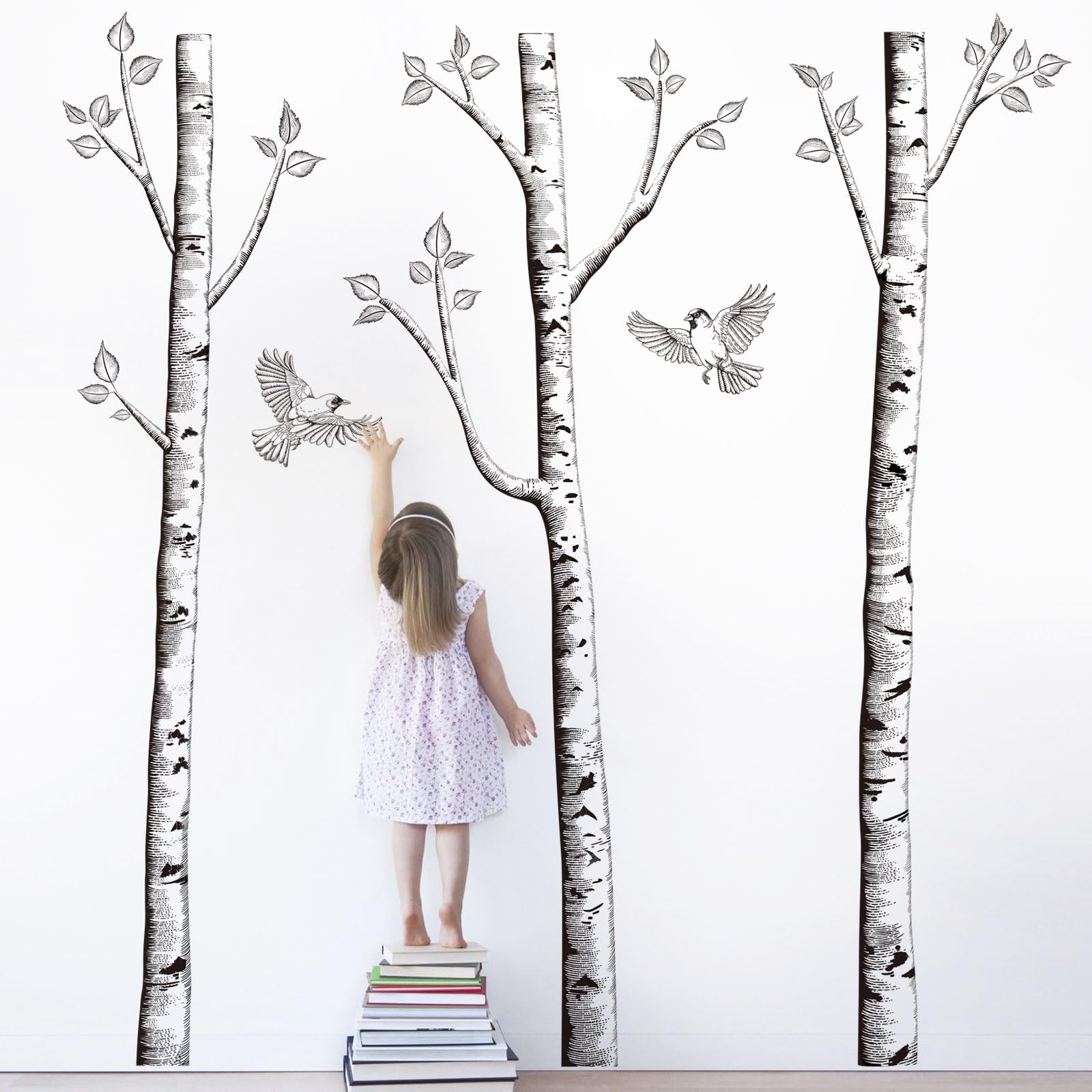 Supzone decal for smooth walls and surfaces provides an instant decor upgrade.