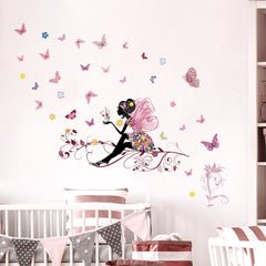Supzone colorful butterflies wall art enhances playroom colors and mood