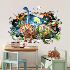 Supzone dino decals brighten nurseries and playrooms with color and whimsy.