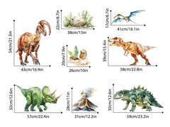 Supzone dinosaur wall decals large dino collection enhances classroom decor.