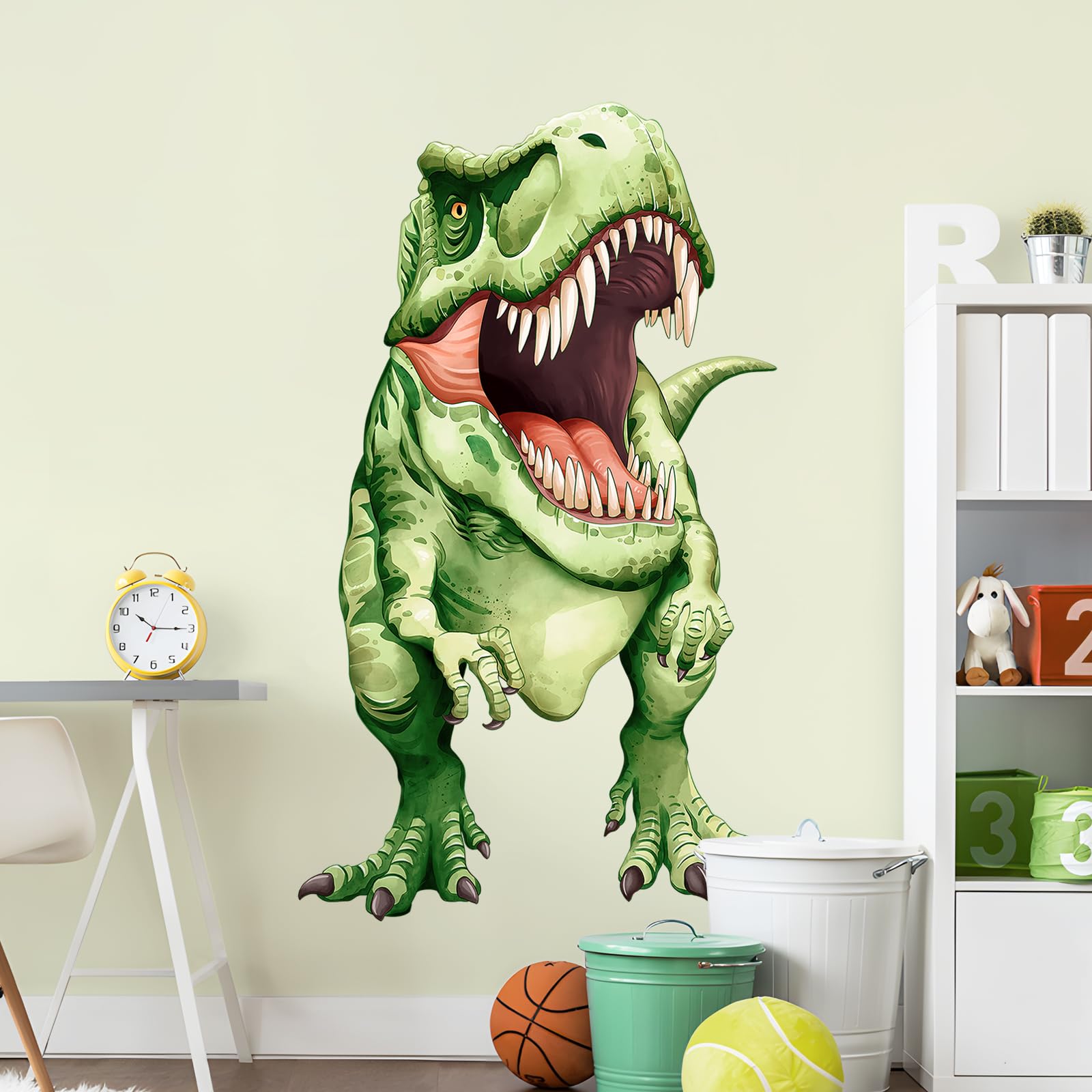 Supzone dinosaur wall stickers add playful decor to playrooms and classrooms.