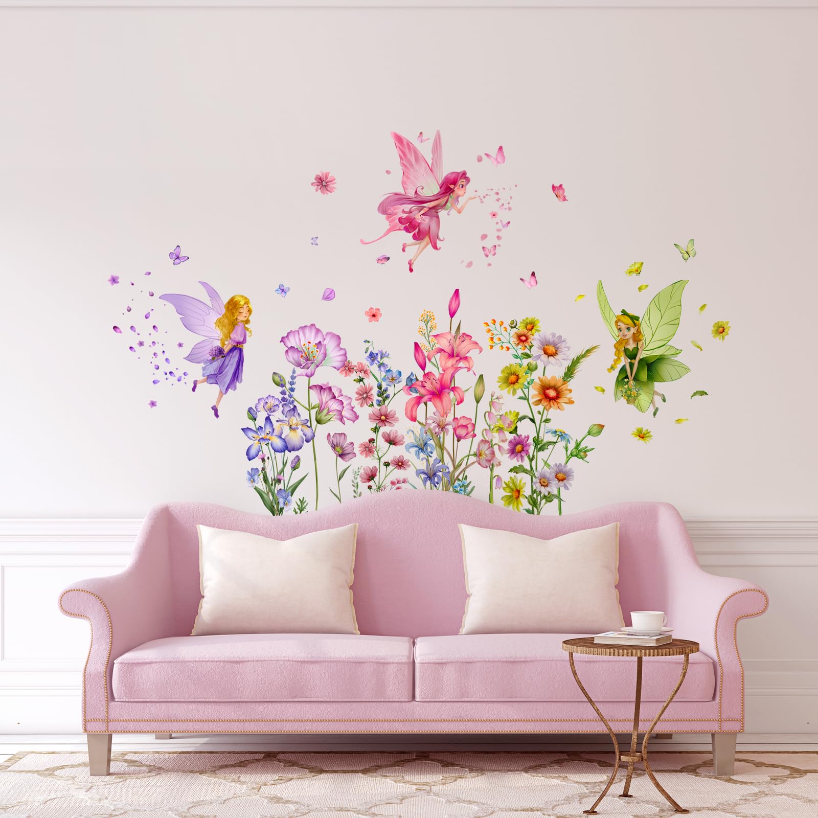 Supzone Flower Fairy decals come on three sheets for versatile layouts
