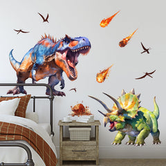 Supzone Tyrannosaurus Rex large wall decal creates a bold focal point in a kid's room
