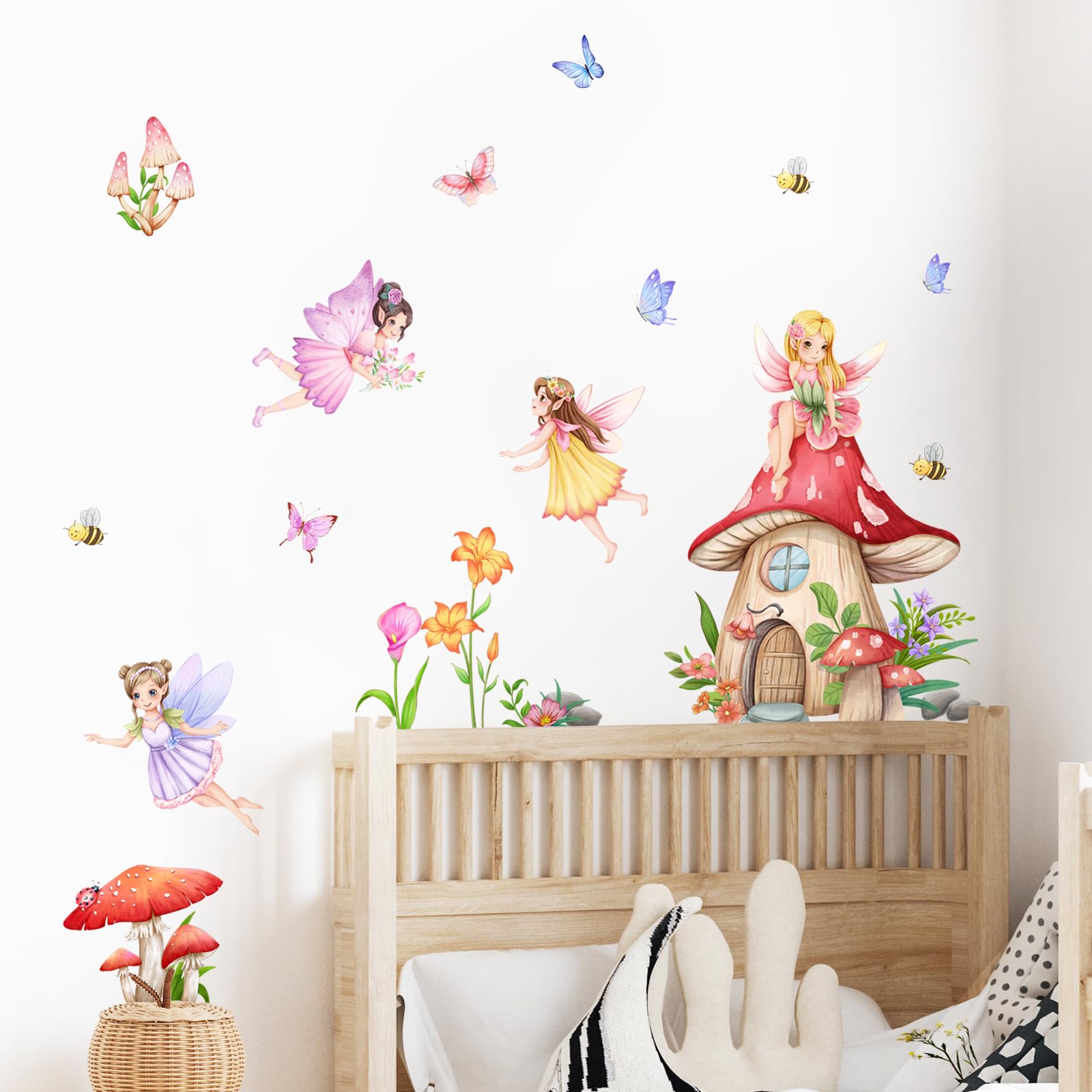 Supzone Nursery Wall Decal offers removable vinyl for easy updates without damage.