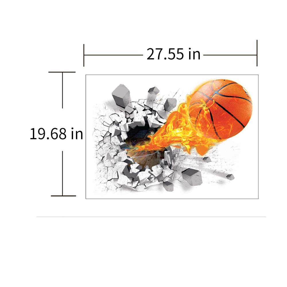 Supzone removable vinyl wall decal suitable for mirrors, tiles, and windows