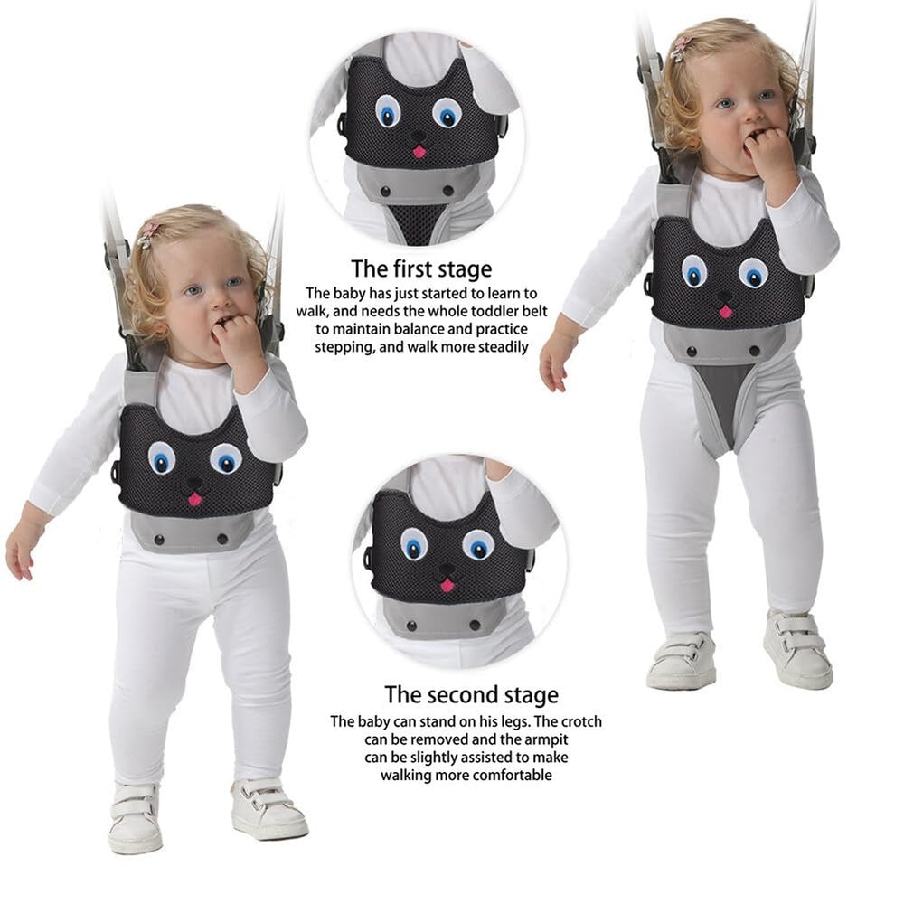 Surakey Penguin walker harness in-use shot shows gentle support during walking