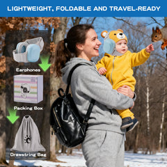 SURAVO Baby Earmuffs adjustable headband close-up for a growing fit