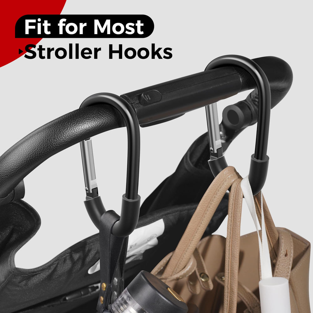 SURDOCA universal compatibility fits most strollers for versatile attachment