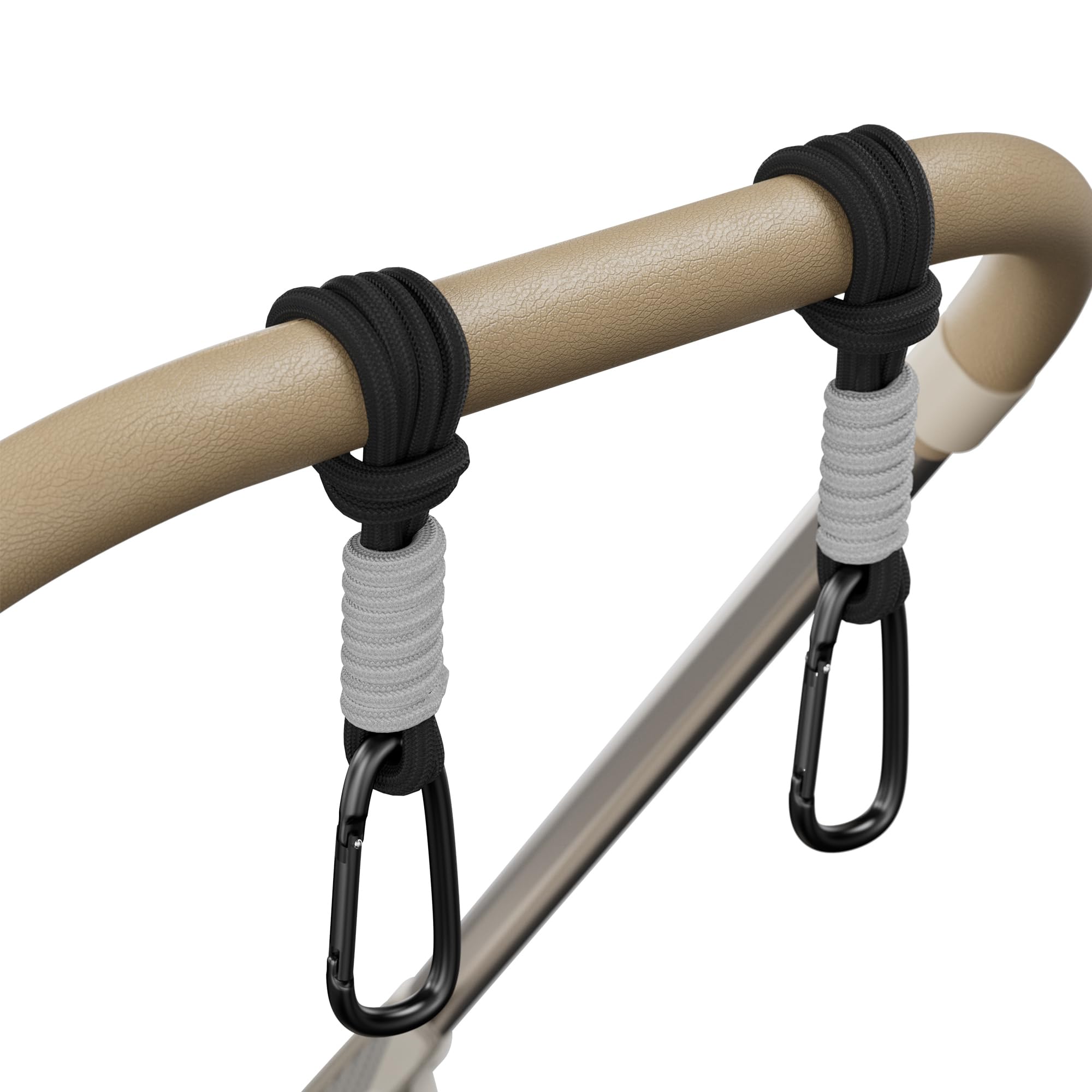 SURDOCA stroller hooks universal fit shows easy, versatile use on many prams