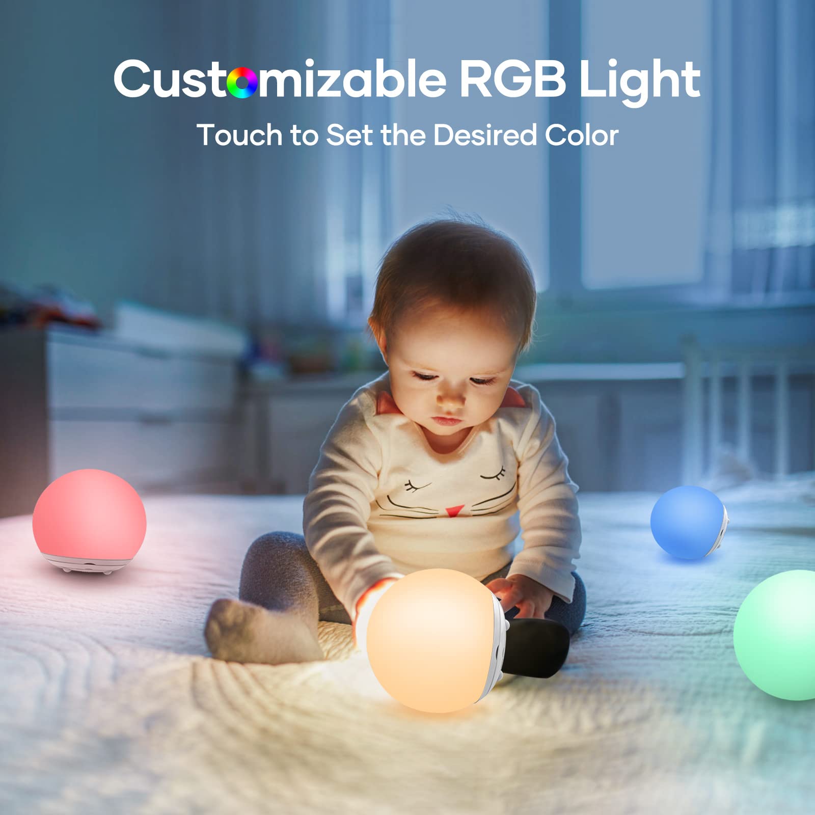 Suright Night Light bottom-hook image showing convenient hanging or placement