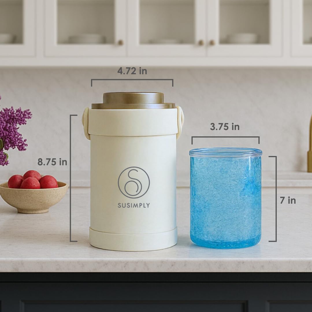 Susimply portable cooler neutral finish fits any setting