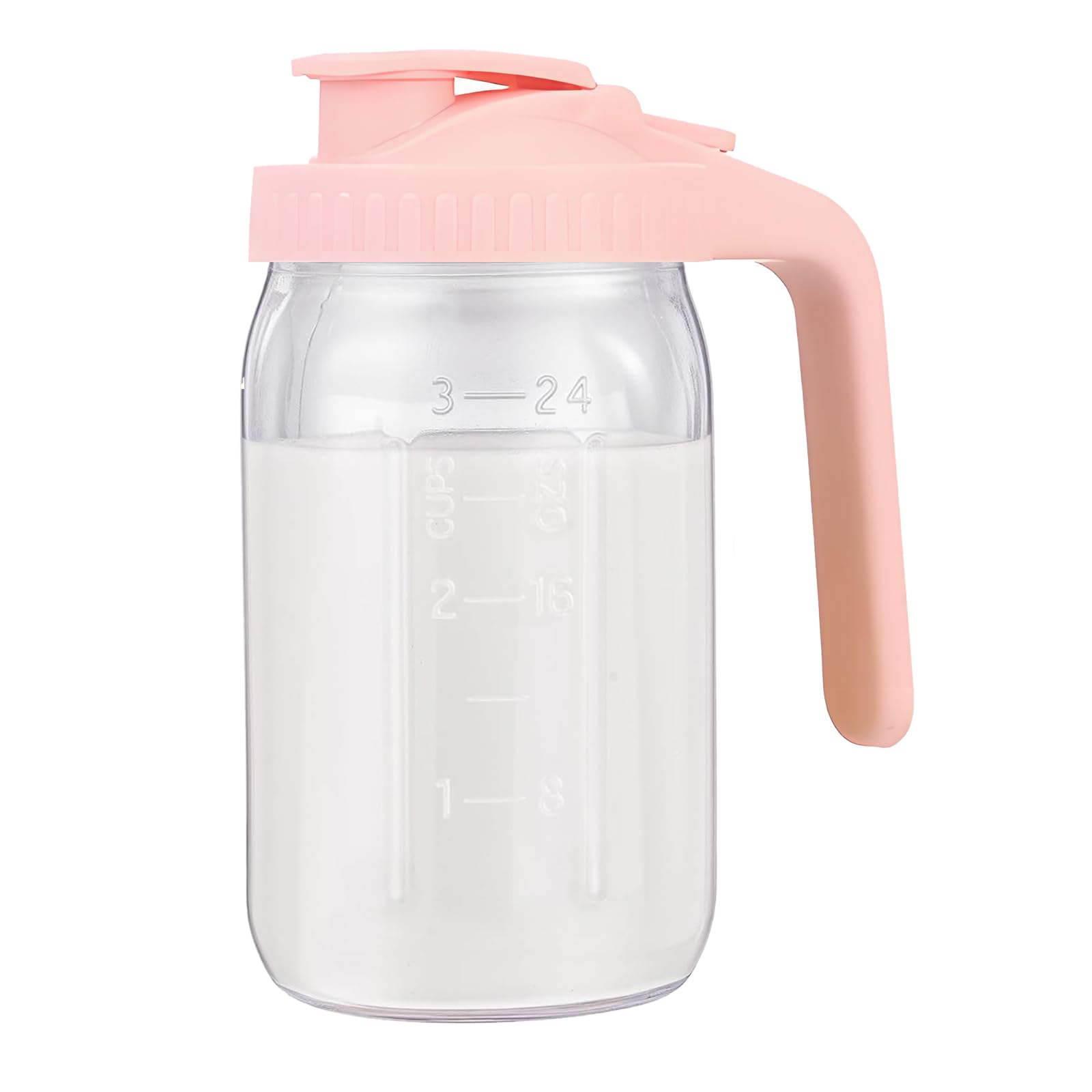 SusuBee breast milk pitcher with clear glass for easy volume tracking