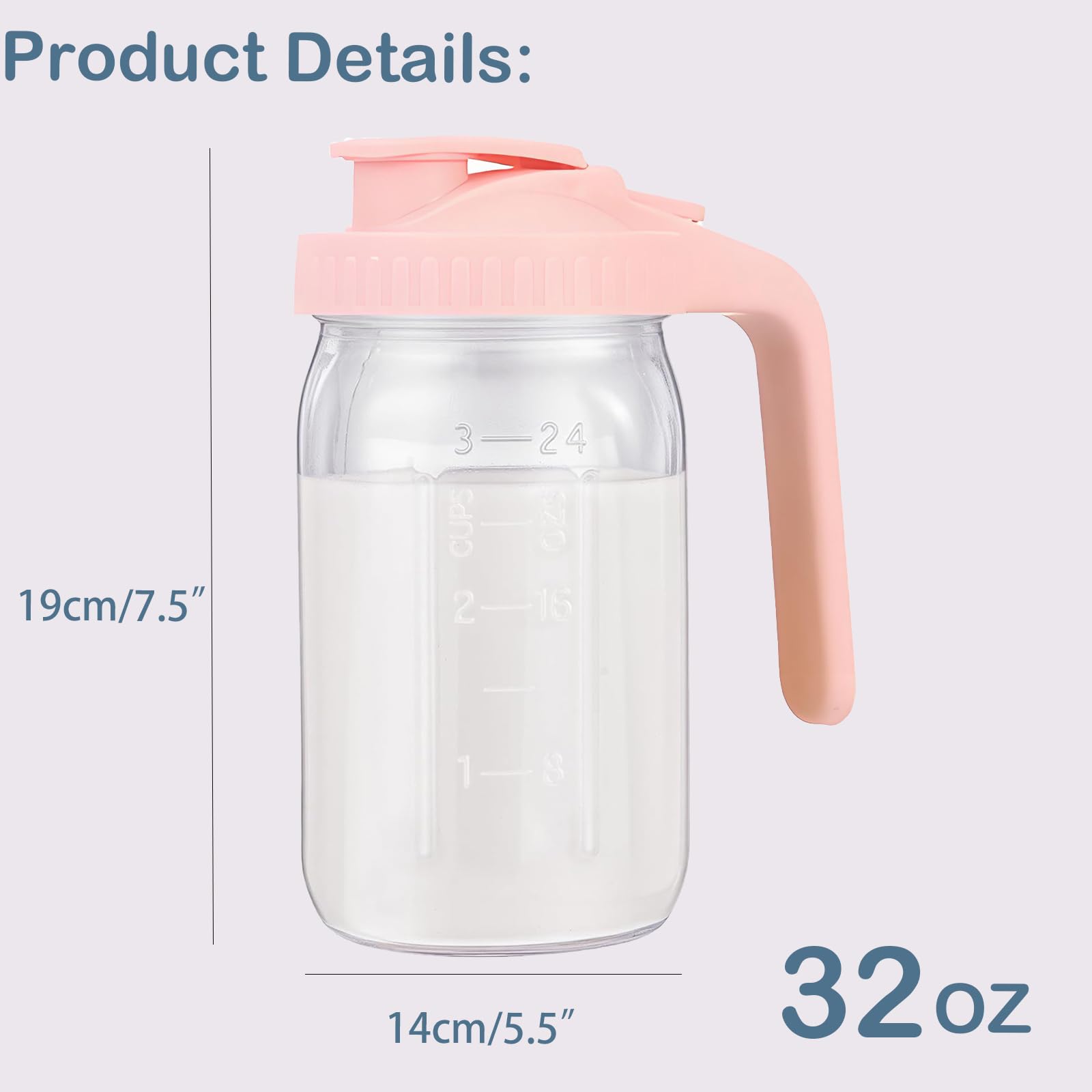 SusuBee breast milk pitcher leakproof cap for mess-free transport