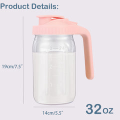 SusuBee breast milk pitcher leakproof cap for mess-free transport