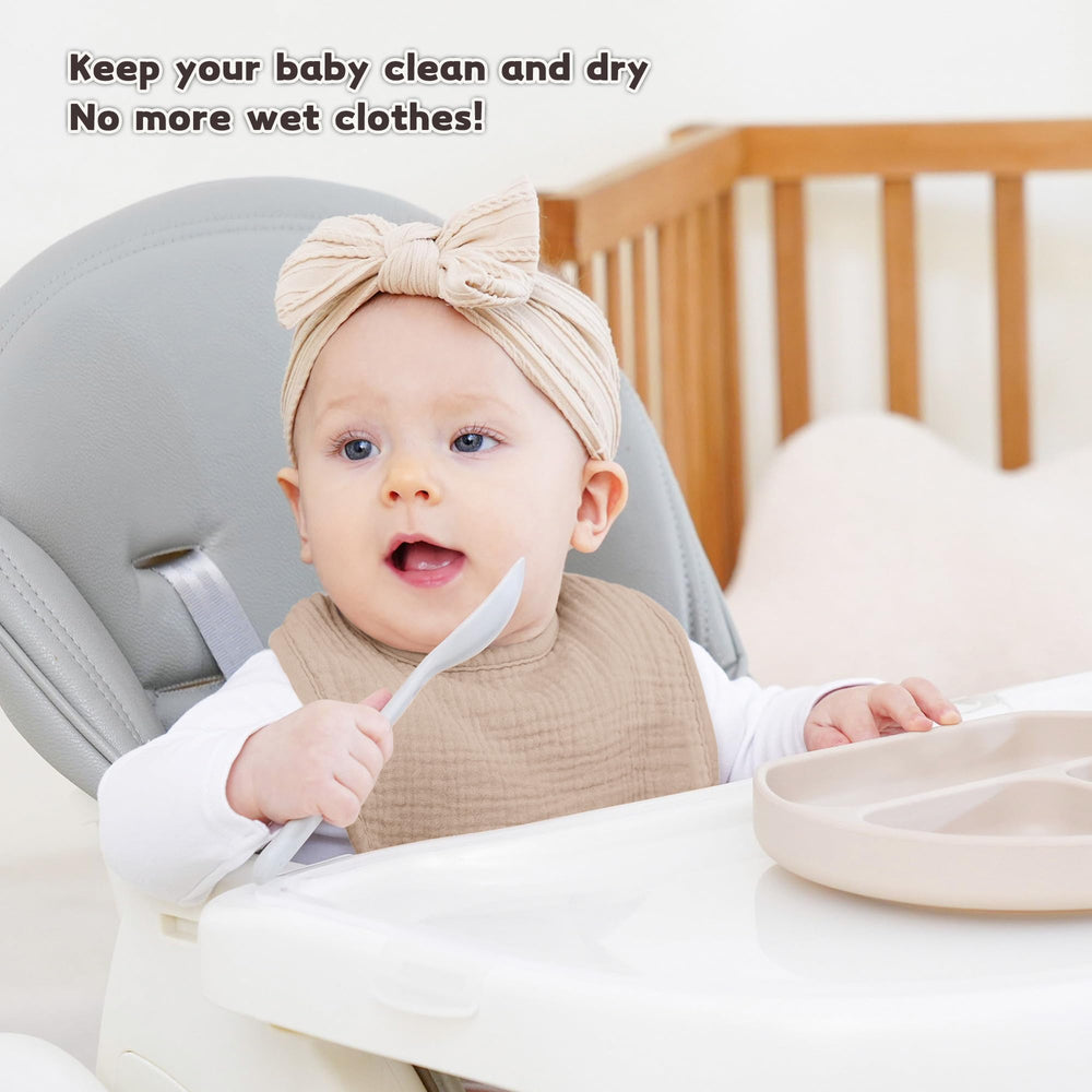 Susurration baby bib bandana with adjustable snaps for growing perfect fit