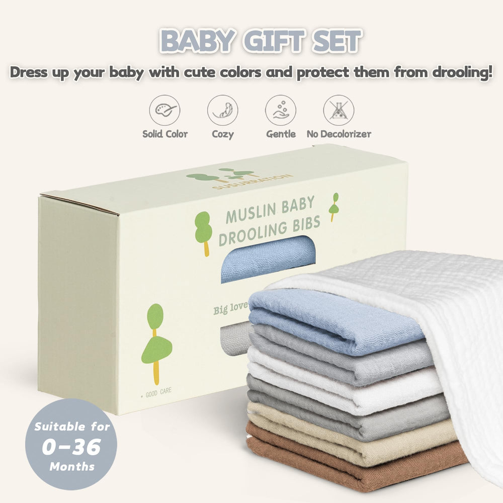 Susurration bib used during feeding and burping for daily practical use.