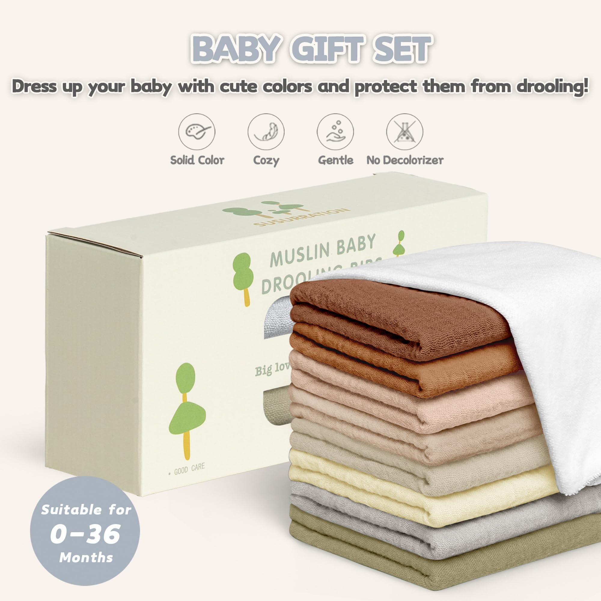Susurration bib folded stack shows compact storage and on-the-go use