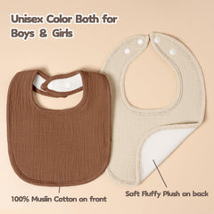 Susurration bib multicolor unisex design to pair with any outfit
